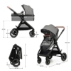 Slika Kolica Esme Pro 3u1 MINK PRO, Moonlight Grey Kinderkraft 