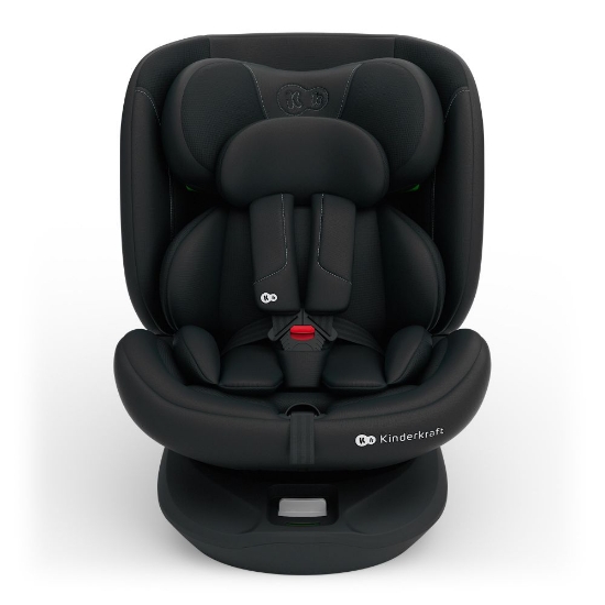 Slika I-GROW 2 PLUS  i-Size autosjedalica 0-36 kg (40-150 cm) 360, crna Kinderkraft 