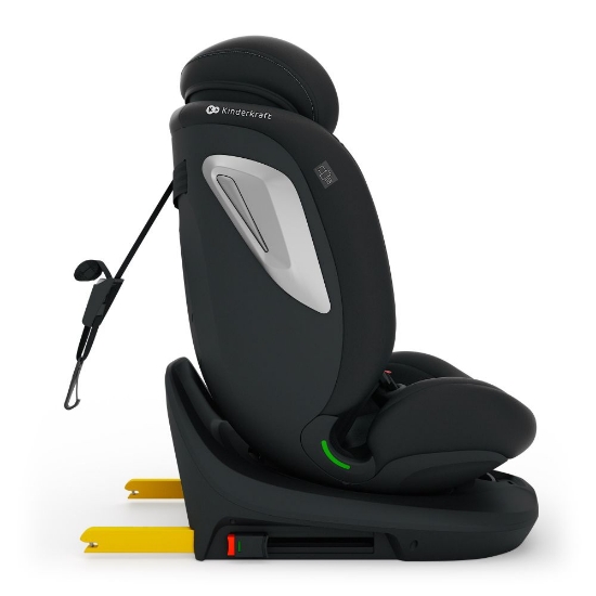 Slika I-GROW 2 PLUS  i-Size autosjedalica 0-36 kg (40-150 cm) 360, crna Kinderkraft 