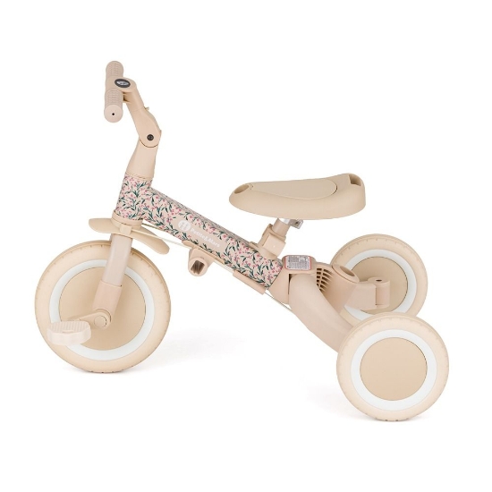 Slika PETITE&MARS Tricikl Turbo 5 u 1, Pink Meadow