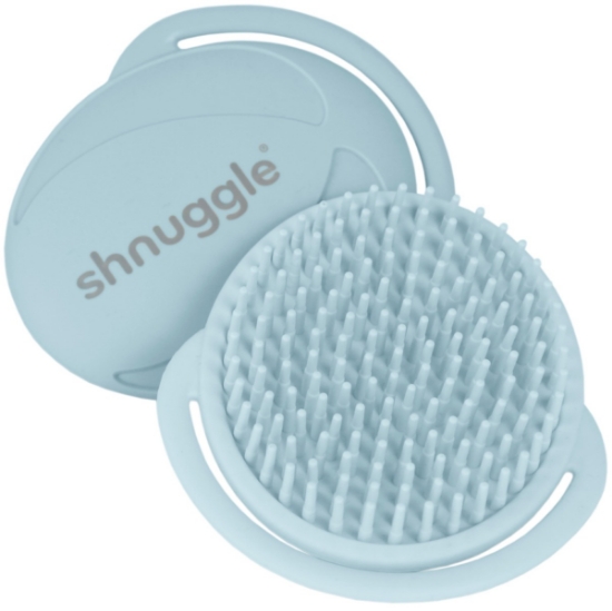 Slika Meka silikonska četka za kupanje - Blue - Shnuggle