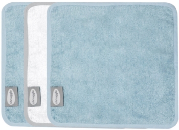 Slika Mali ručnik za pranje bebe, 3 kom - Blue - Shnuggle