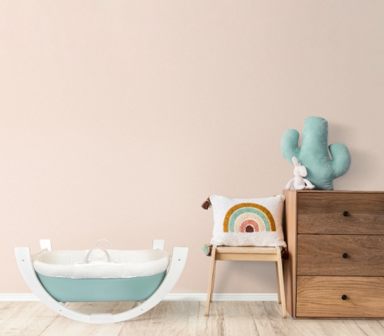 Slika Dreami Moses košara sa stalkom i madracem - Eucalyptus - Shnuggle