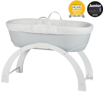 Slika Dreami Moses košara sa stalkom i madracem - Grey - Shnuggle