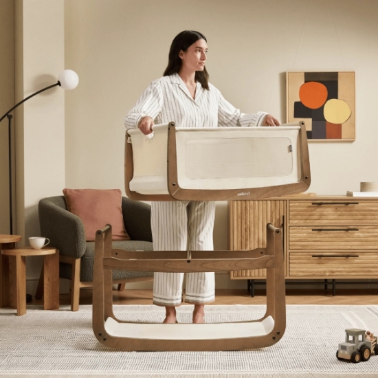 Slika Pod5 Kolijevka/ Krevetić za bebe - Walnut - Snuz