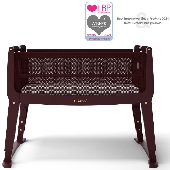 Slika Pod Studio Krevetić za bebe - Rome Burgundy - Snuz