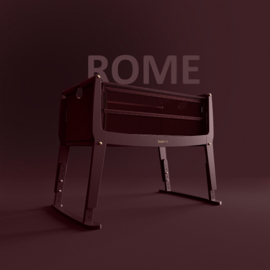 Slika Pod Studio Krevetić za bebe - Rome Burgundy - Snuz