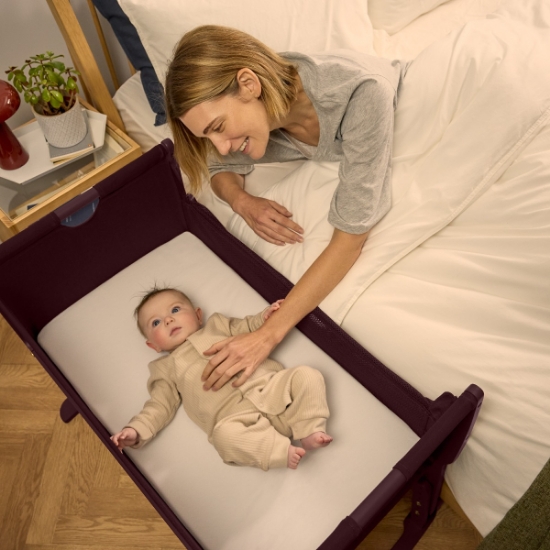 Slika Pod Studio Krevetić za bebe - Rome Burgundy - Snuz