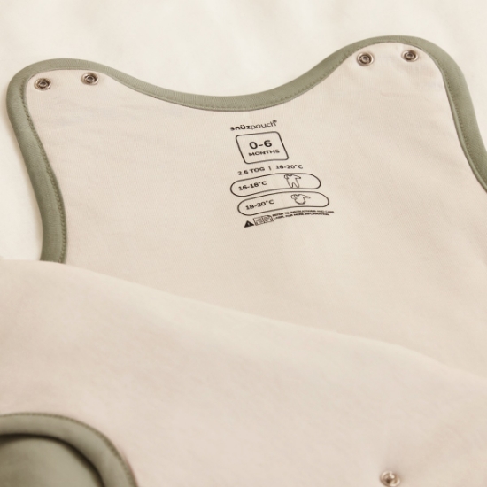 Slika Pouch Vreća za spavanje za bebe - Sage/ Cross - 0- 6 mjeseci (TOG 2.5) - Snuz