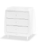 Slika Kot Skandi Set 2u1 - Krevetić + komoda za prematanje - White - Snuz