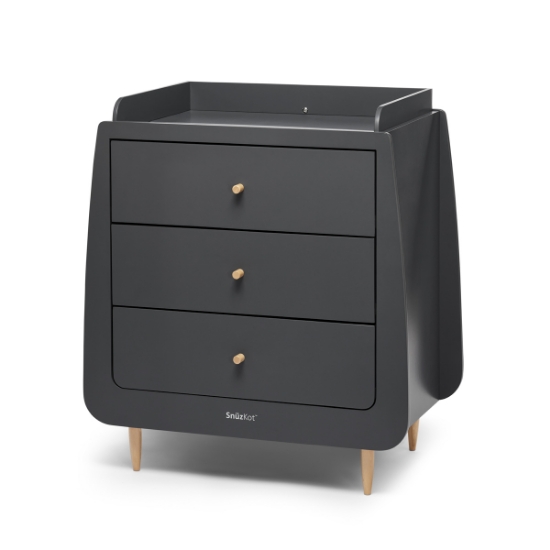 Slika Kot Skandi komoda za prematanje - Slate - Snuz