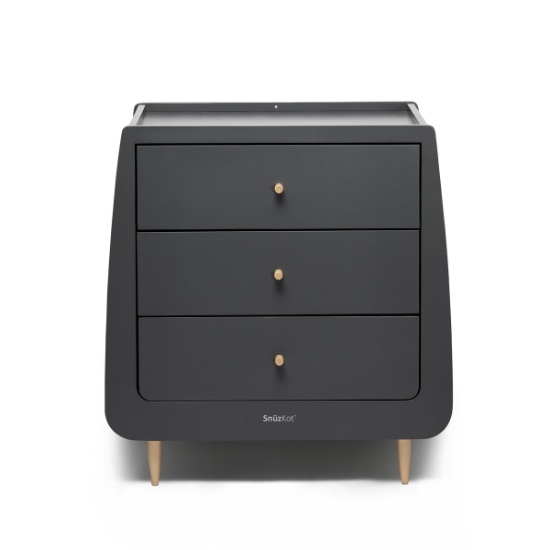 Slika Kot Skandi komoda za prematanje - Slate - Snuz