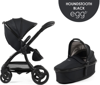 Slika Dječja kolica 2u1 - Special Edition Houndstooth Crna egg3® 