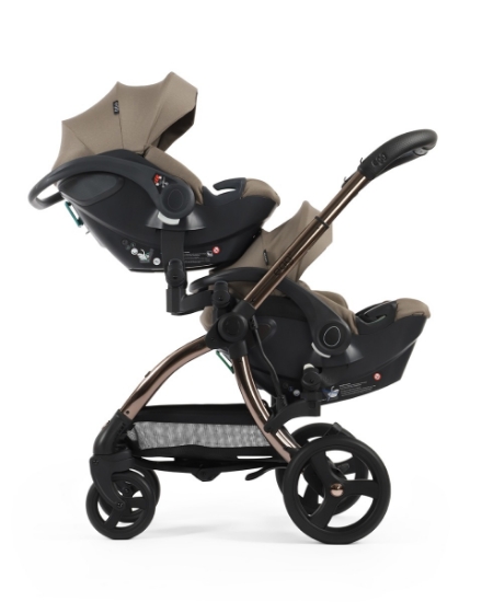 Slika egg3® dječja kolica za blizance Twin - Carbonite