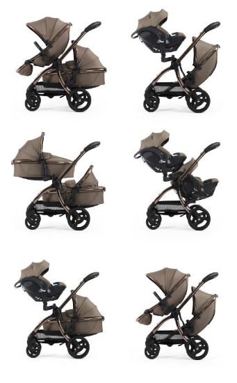 Slika Dječja kolica za blizance Twin - Mink egg3® 