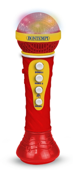 Slika Mikrofon sa svjetlosnim efektima 412020 BONTEMPI 