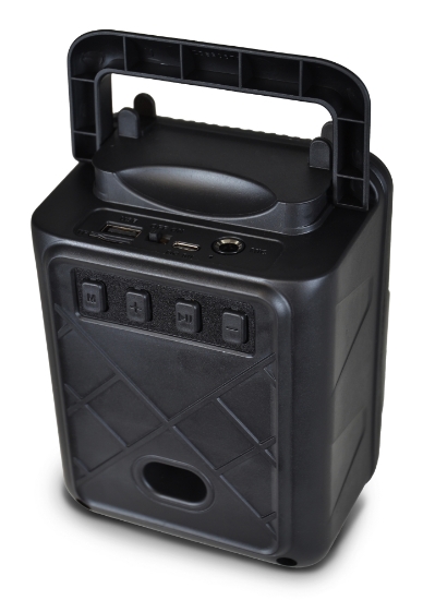 Slika Mini bežični zvučnik s mirkofonom i svjetlosnim efektima 491000 BONTEMPI 