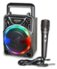 Slika Mini bežični zvučnik s mirkofonom i svjetlosnim efektima 491000 BONTEMPI 