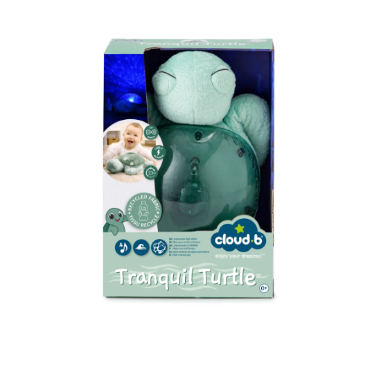 Slika Noćno svjetlo sa melodijom zelena - Cloud B Tranquil Turtle™ 