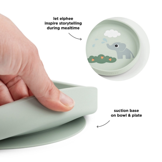 Slika Silikonski Stick&Stay set - Elphee Green