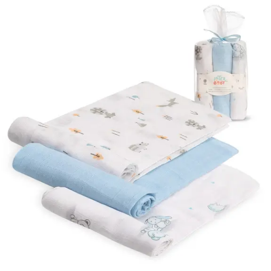 Slika Tetra pelene Jungle Plava 80x80 - 3 kom InterBaby 