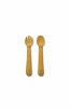 Slika Silikonski set pribora za jelo Earth Ocher InterBaby 