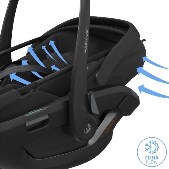 Slika Autosjedalica Coral Slide Pro, Grupa 0+ (0-13 kg) (40-87 cm) - Onyx Black Maxi-Cosi 