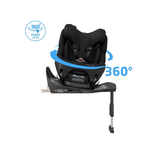 Slika Autosjedalica Pearl XL Slide Pro, Grupa 1, 2, 3 (9-36 kg) (61-150 cm) - Authentic Black Maxi-Cosi 