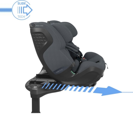 Slika Autosjedalica Pearl XL Slide Pro, Grupa 1, 2, 3 (9-36 kg) (61-150 cm) -  Authentic Graphite Maxi-Cosi
