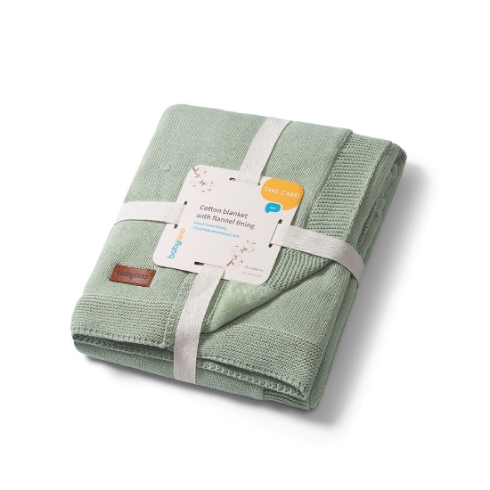 Slika Pamučna dekica obostrana 75x100 cm, mint BabyOno 