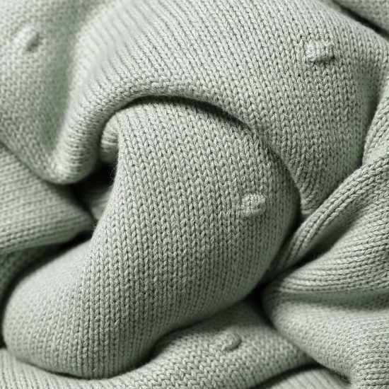 Slika Pamučna dekica obostrana 75x100 cm, mint BabyOno 