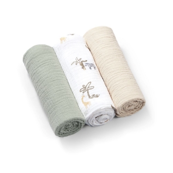 Slika Tetra pelene Muslin Safari, mint BabyOno 