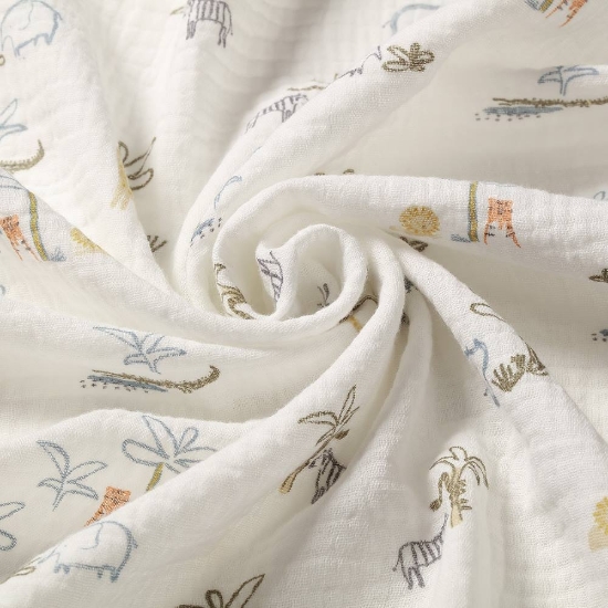 Slika Tetra pelene Muslin Safari, mint BabyOno 