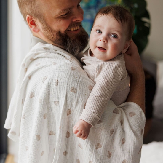 Slika Tetra pelene Muslin Ovca, bež BabyOno 