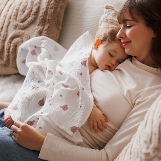 Slika Tetra pelene Muslin Medo, roza BabyOno 