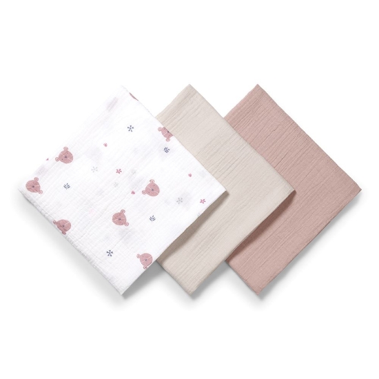 Slika Tetra pelene Muslin Medo, roza BabyOno 
