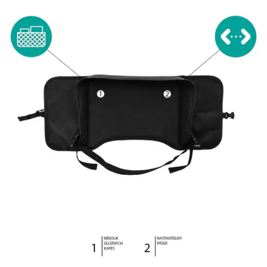 Slika Pladanj za igru u autosjedalici Black Zopa 