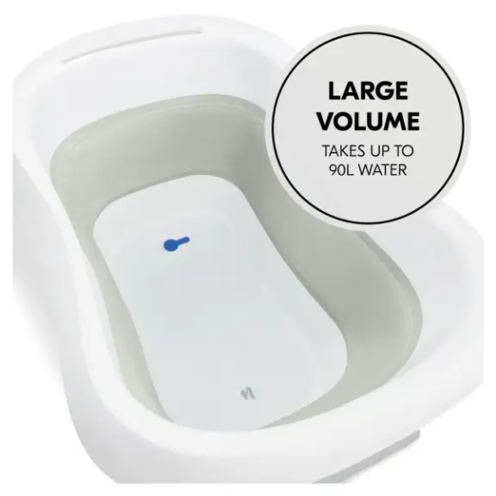 Slika Sklopiva kadica Wash N Fold L Bijela/Sage - Hauck