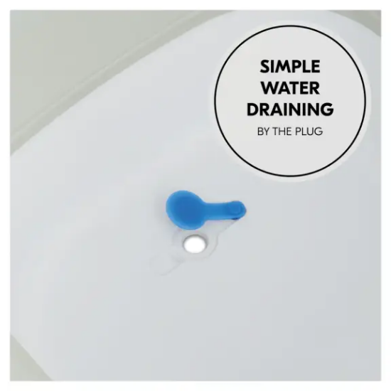 Slika Sklopiva kadica Wash N Fold L Bijela/Sage - Hauck