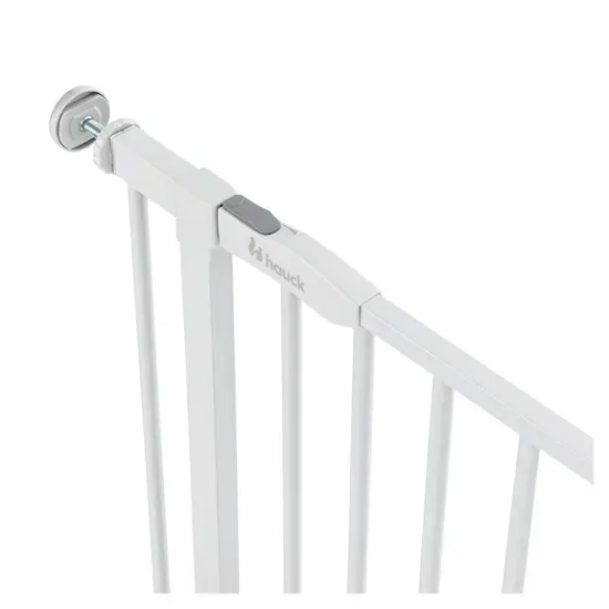 Slika Zaštitna ograda za vrata i stepenice Open N Stop 2 Set + 21 cm – bijela - Hauck