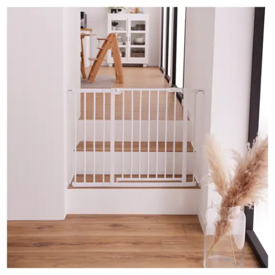 Slika Zaštitna ograda za vrata i stepenice Open N Stop 2 Set + 21 cm – bijela - Hauck