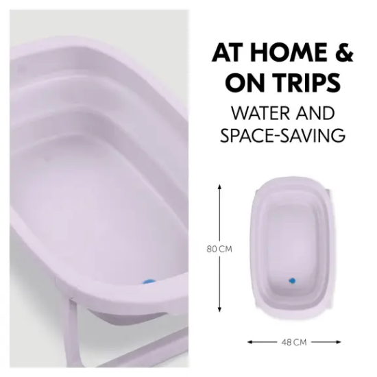 Slika Sklopiva kadica Wash N Fold M Lavander - Hauck