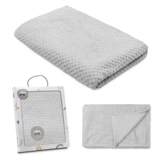 Slika Dekica Popocorn 80x110 siva InterBaby 