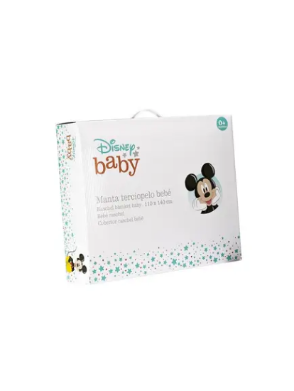 Slika Dekica Mickey plava 110x140 - Interbaby