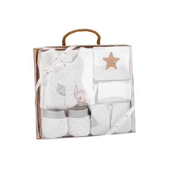 Slika Baby set Slonić 5/1 Sivo - Interbaby