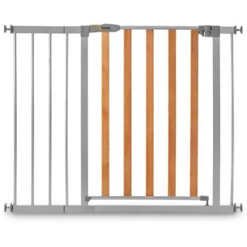 Slika Zaštitna ograda Woodlock 2 + nastavak 21 cm silver - Hauck