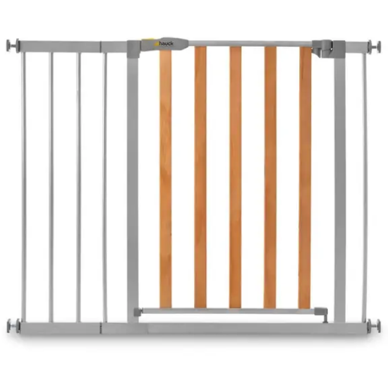 Slika Zaštitna ograda Woodlock 2 + nastavak 21 cm silver - Hauck