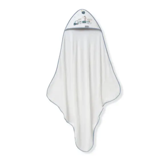 Slika Ručnik s kapuljačom Žirafa 100x100 Dark Blue - Interbaby