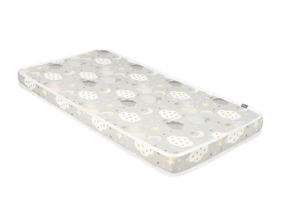 Slika Madrac Fantasia 60x120x7cm Clouds Grey - Kikka Boo
