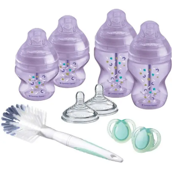 Slika Tommee Tippee Advanced Anti-Colic set bočica za hranjenje - Ljubičasti
